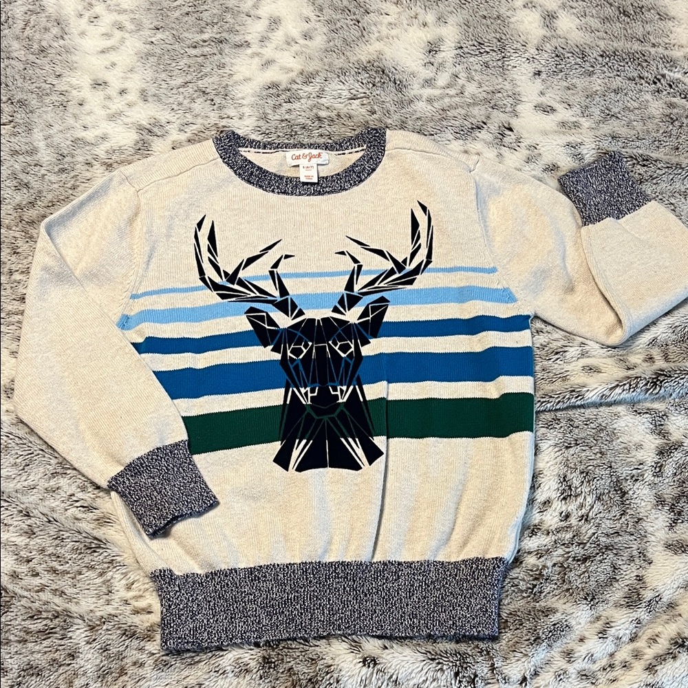 Cat & Jack Deer Sweater